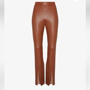 NWT Commando‎ Faux Leather Split Front Hem Pants